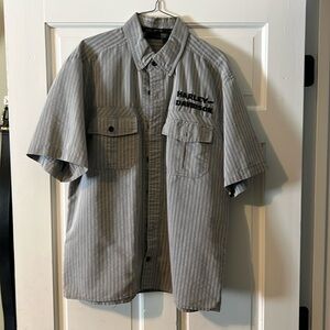 Harley Davidson button down shirt